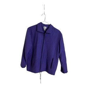 Chico silk quilted jacket Size 1 Great Condition